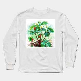 Strawberry Bush After The Rain Long Sleeve T-Shirt